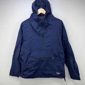 Vintage 90s LL Bean Pullover Anorak Hooded Jacket Medium